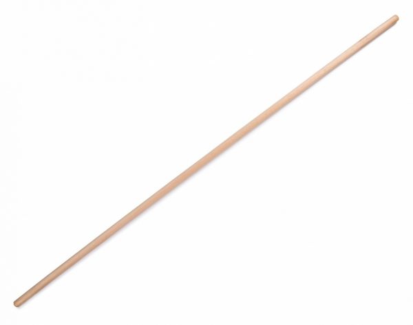 Bezemsteel hout, 150 cm, ø 24 mm