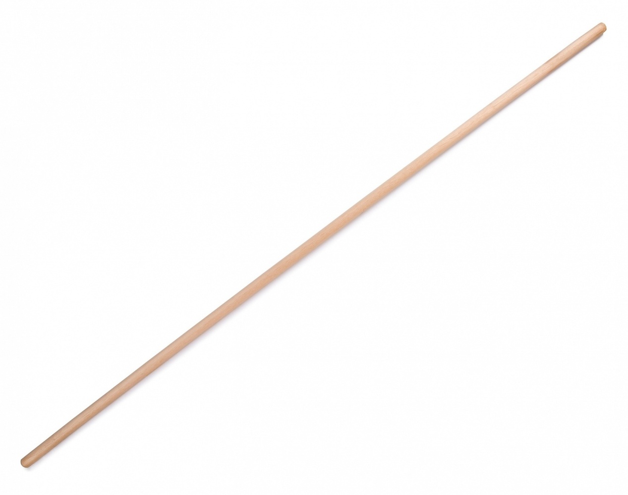 Bezemsteel hout, 150 cm, ø 24 mm