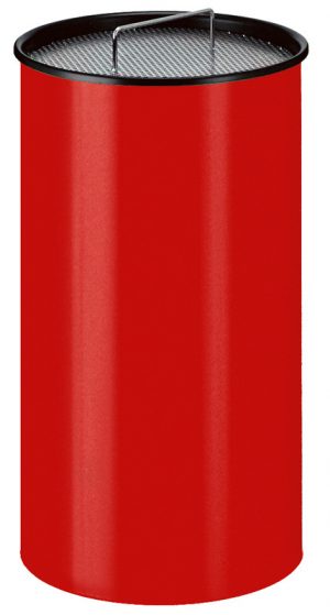 Zandasbak rond 50 liter Rood