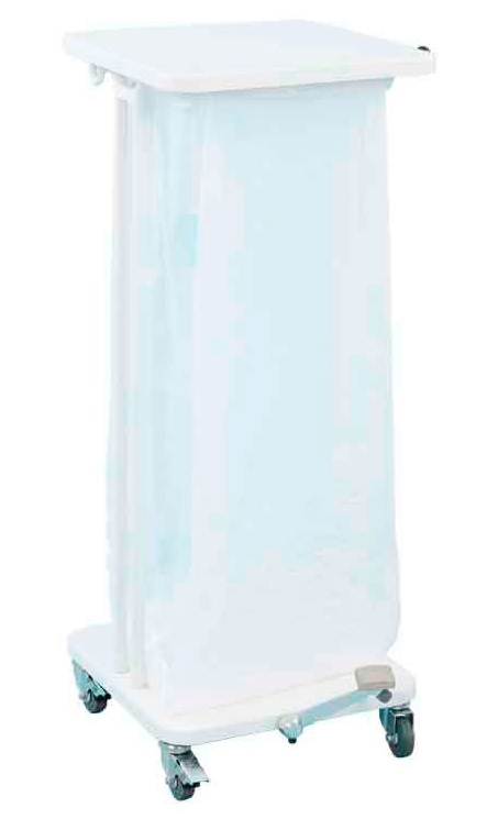 Verrijdbare afvalzakhouder deksel/voetpedaal Saekko Boy60 lt - Afbeelding 2