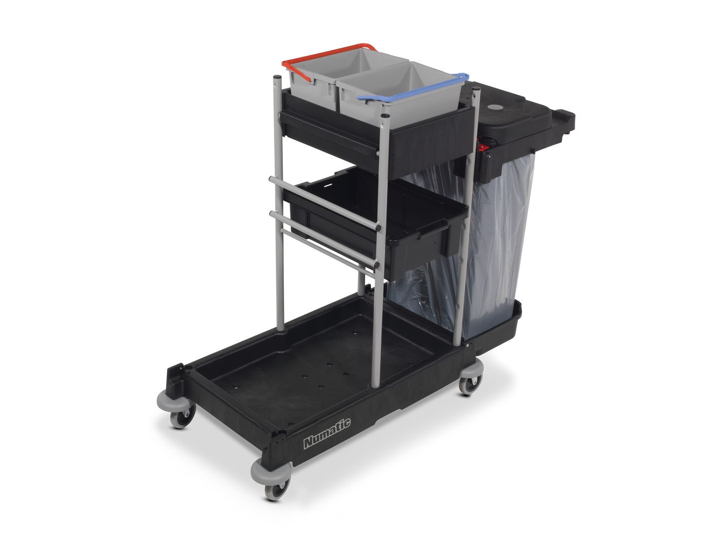 Numatic Werkwagen SM 1705, 2x10ltr emmers, excl. mopkit