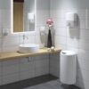 Dispenser Intergevouwen Handdoek (H2) (multifold) Wit mini - Afbeelding 3