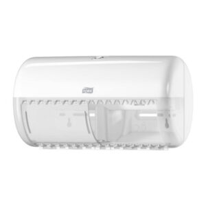 Tork Traditioneel Toiletpapier Dispenser wit elevation-line