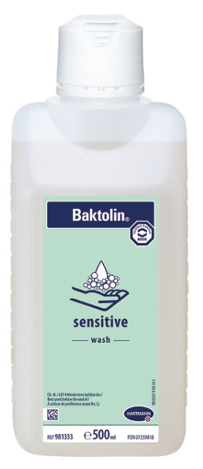 Baktolin Sensitive milde en voedende waslotion 500 ML