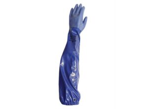 Handschoen NSK26 lang, Blauw, maat S p.paar
