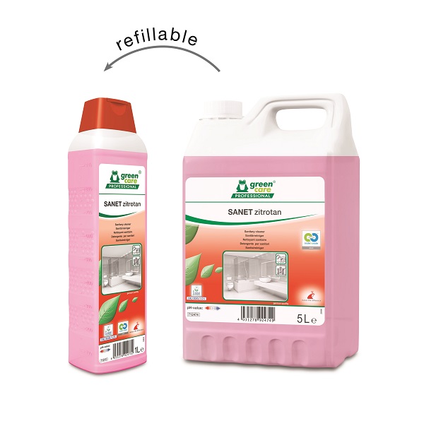 SANET zitrotan sanitairreiniger 1 x 5L - Afbeelding 2