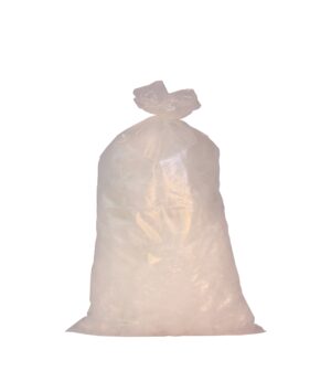 Afvalzak HDPE 55 x 60cm 30 micron wit