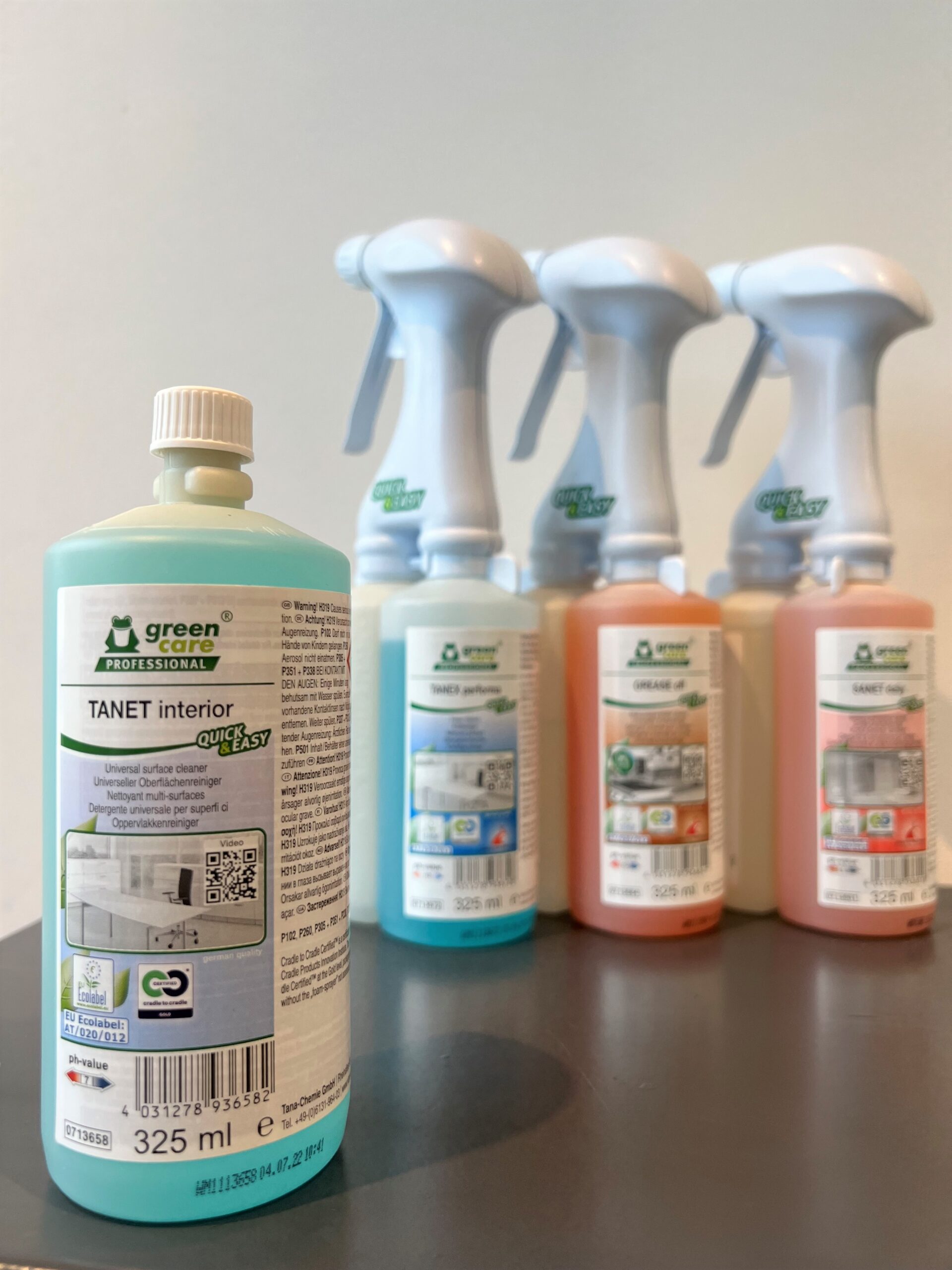 TANET interior opp.vl.reiniger 6x 325 mL  (incl. Foam head)