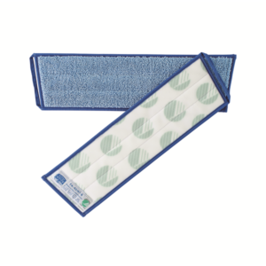 Micro Vision microvezelmop velcro blauw 40 cm