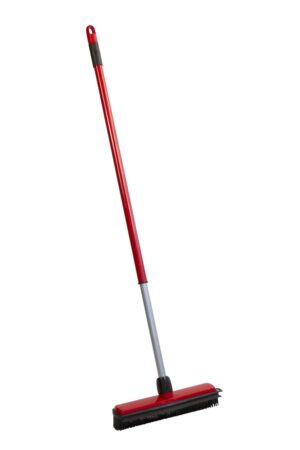 Rubberen bezem met telescoopsteel 30cm